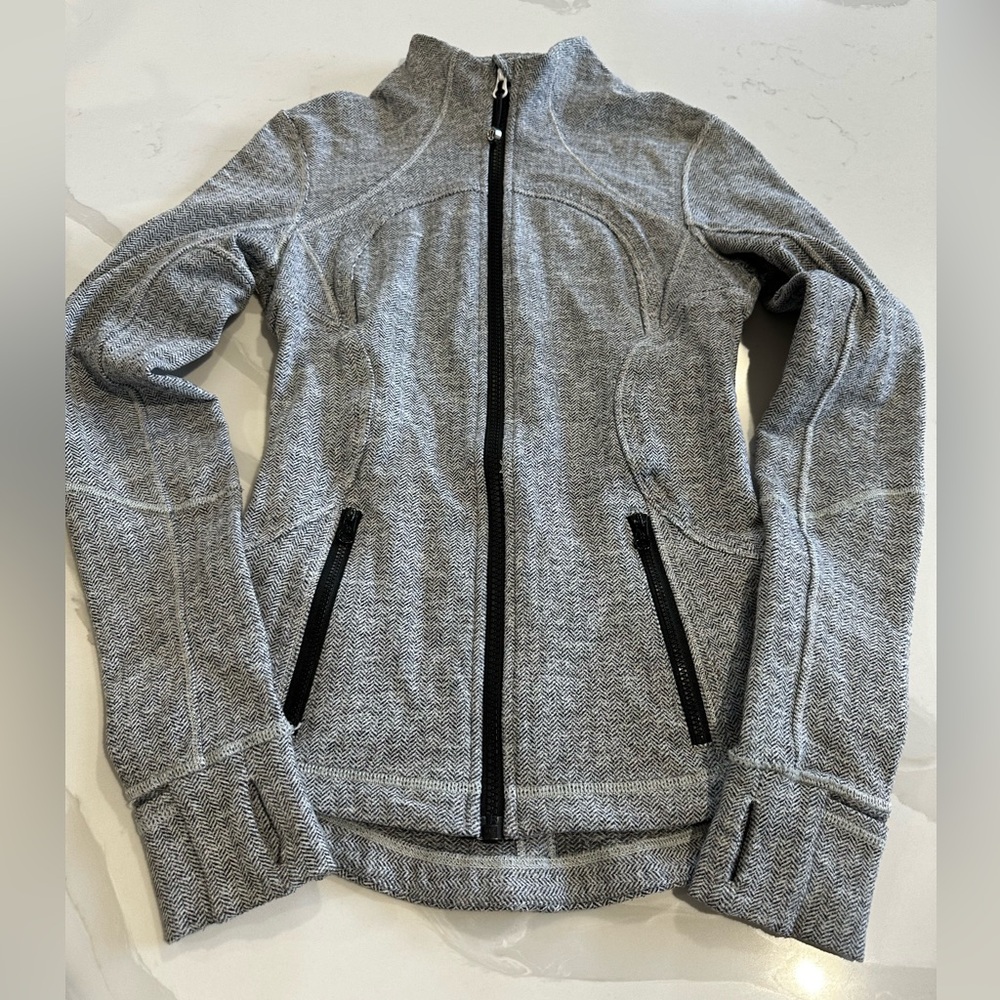 Lululemon Herringbone Define Zip Jacket